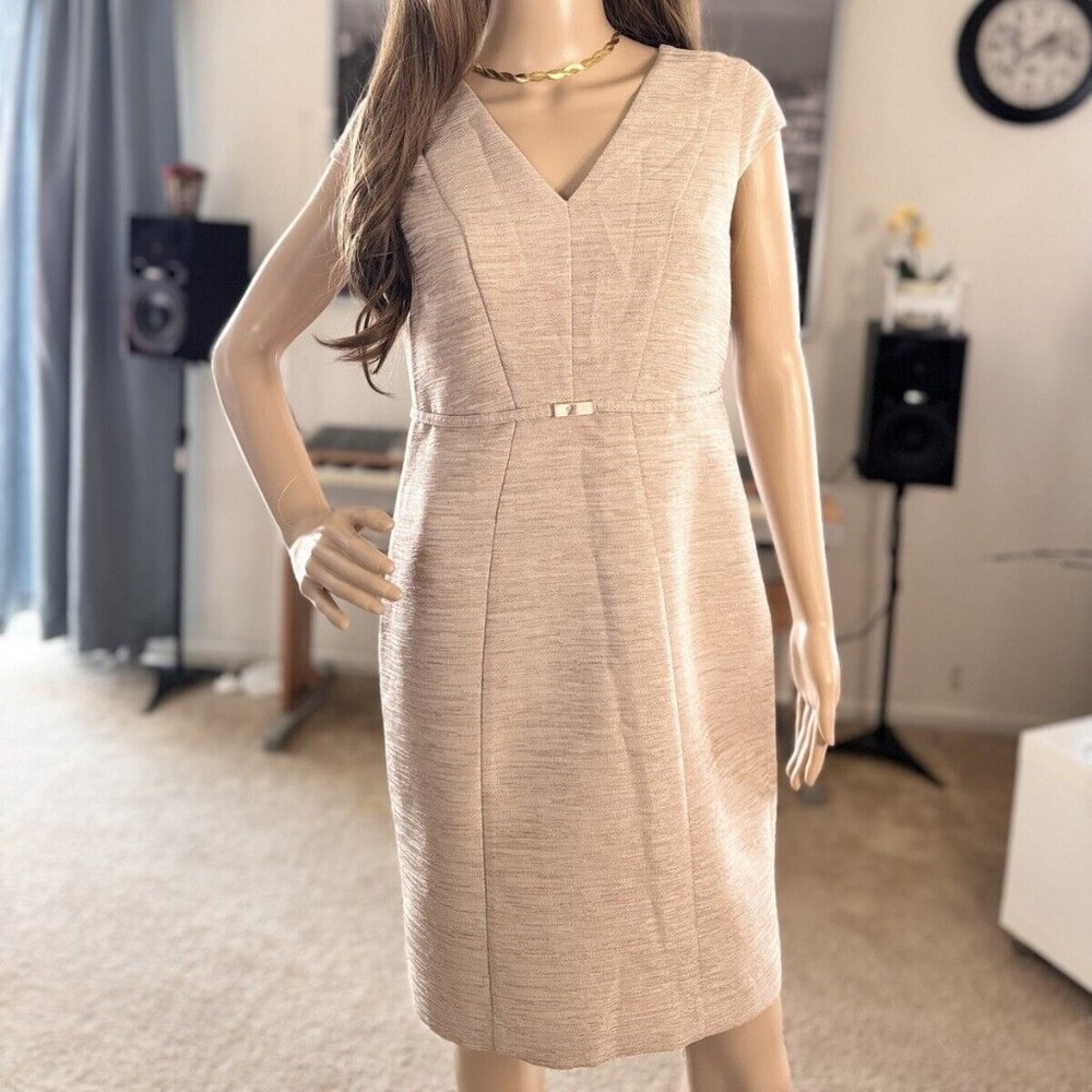 Ann Taylor 4P gold dress